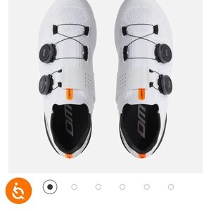 Men DMT Cycling Shoes - White and Black